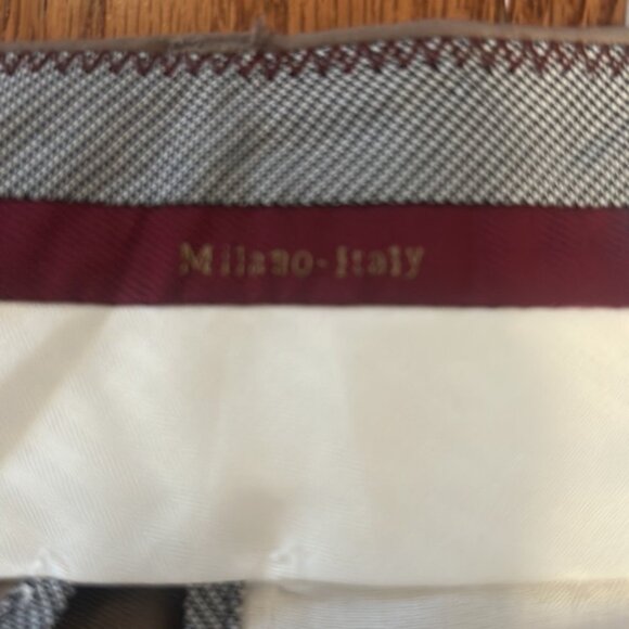 NWT MEN DRESS PANTS GIORGIO CERRUTI ITALIAN HOUSE DESIGN TAN WAIST 36 inches - Picture 5 of 9